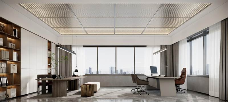 經理室設計效果圖案例